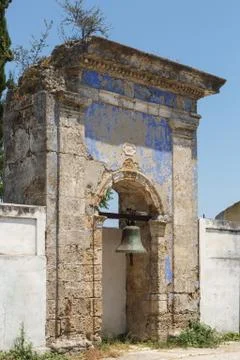 Ancient arch with a bell Stock Photos