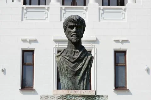 Ancient architect statue Stock Photos