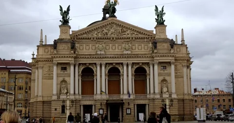 Ancient architectural opera theater Stock Footage 240101466