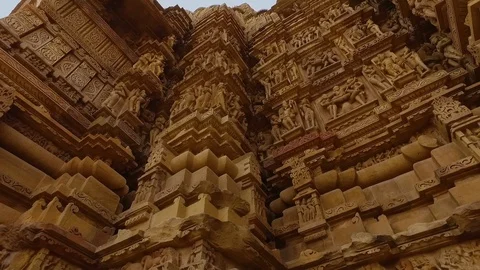 Ancient architecture of a building Video stock 108299150