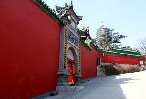 Ancient architecture of the palaces complex in the Forbidden City, Beijing, C Stock Photos