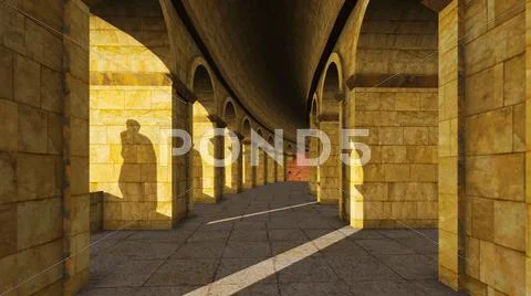 Ancient archway イラスト素材