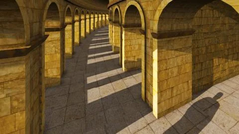 Ancient archway イラスト素材