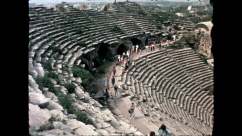 Ancient Archway Ruins Stock Footage 278040191