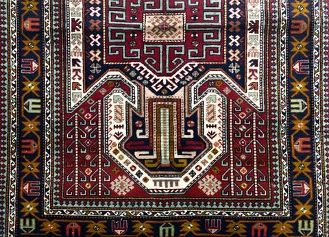 Ancient Armenian carpet pattern Stock Photos