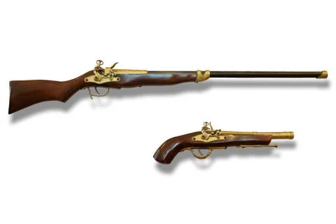 Ancient articles gun Stock Photos