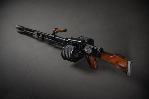 Ancient automatic gun Stock Photos