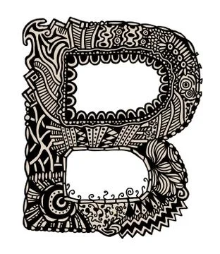 Ancient b Stock Illustration