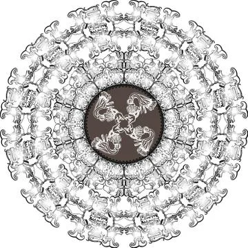 Ancient background Stock-Illustration