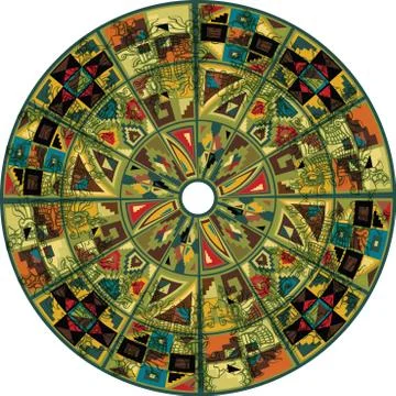 Ancient background Ilustración de archivo