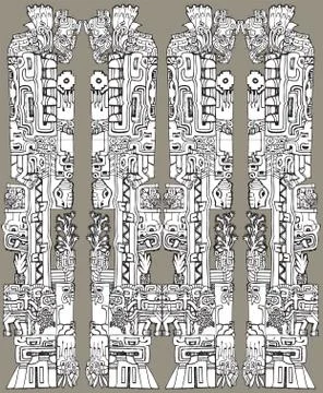 Ancient background Stock Illustration