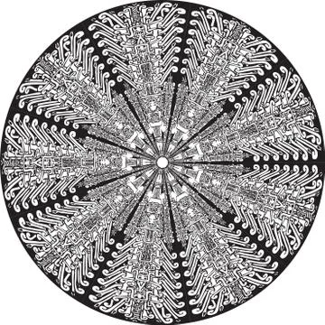 Ancient background Stock Illustration