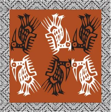 Ancient Background Stock Illustration