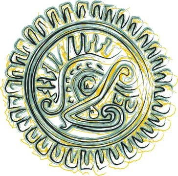 Ancient Background Stock Illustration