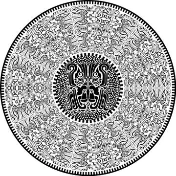 Ancient Background Stock Illustration