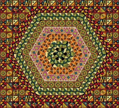 Ancient Background Stock Illustration