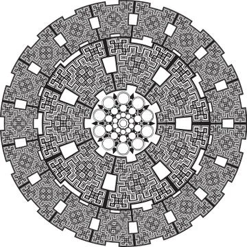 Ancient background Illustrazione stock