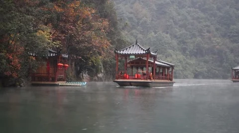 Ancient Baofeng Cruise Stock Footage 45153708