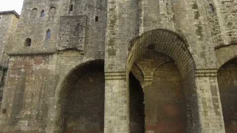 Ancient Barcelona, Gothic Quarter. Stock Footage 84262139