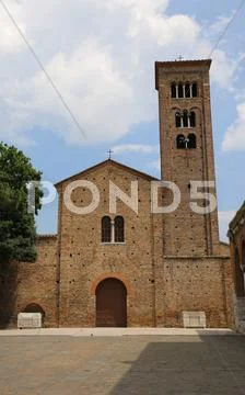Ancient basilica dedicated to Saint Francis of Assisi in the historic city ce Stock Photos
