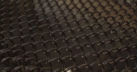 Ancient bed string support surface 4K close-up video Stockbeeldmateriaal 280012621