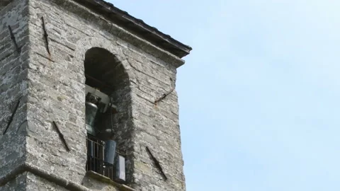 Ancient bell ringing Stock Footage 142882308