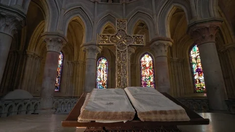 Ancient Bible - old testament Stock Footage 79923969