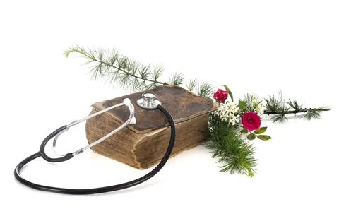 Ancient bible in studio Stock Photos