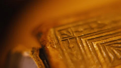 Ancient Book Front Cover 動画素材 284750521
