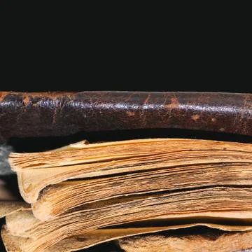 Ancient book pages Stock Illustration