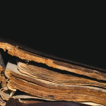 Ancient book pages Stock Illustration