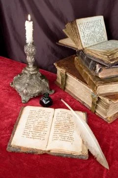 The ancient book Stock Photos