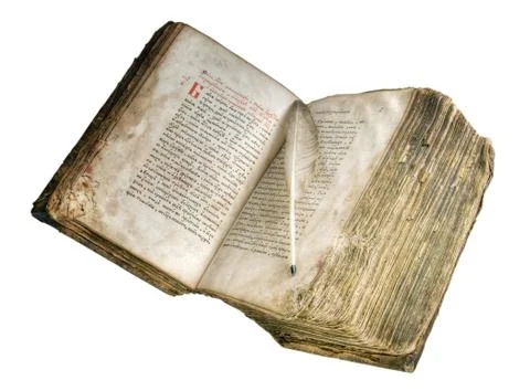 The ancient book Foto stock