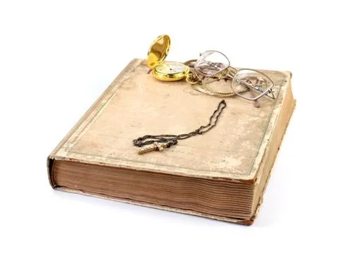 An ancient book Stock Photos