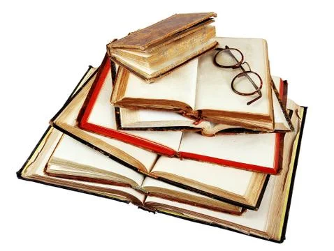 The ancient books Stock Photos