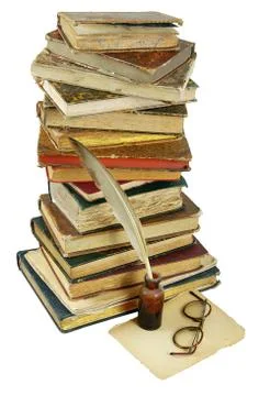 The ancient books Stock Photos