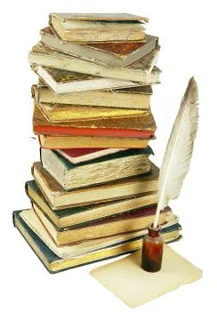 The ancient books Stock Photos