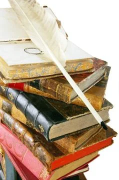 The ancient books Stock Photos