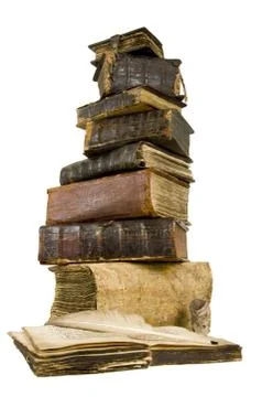 The ancient books Stock Photos