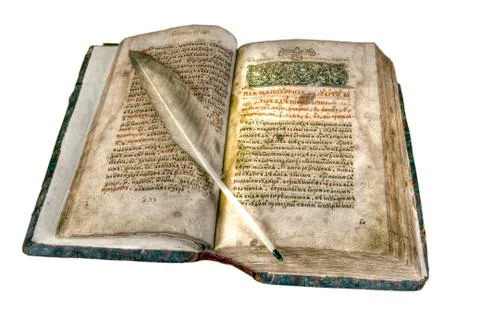 The ancient books Stock Photos