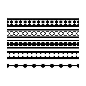 Ancient border frame icon, pattern divider horizontal line vector shape ico.. 스톡 일러스트
