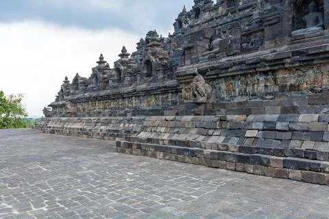 Ancient Borobudur Buddhist Temple Stock Photos
