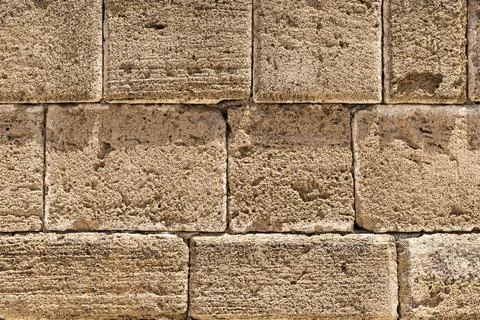 Ancient Brick Stone Wall Stock Photos