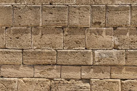 Ancient Brick Stone Wall Stock Photos