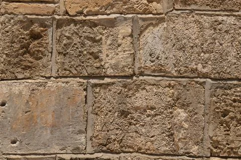 Ancient Brick Stone Wall Stock Photos
