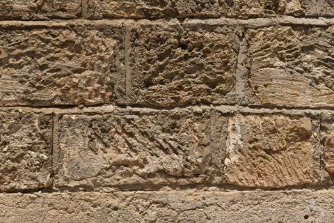 Ancient Brick Stone Wall Stock Photos