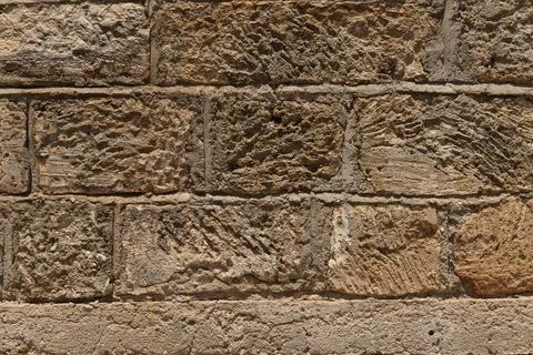 Ancient Brick Stone Wall Stock Photos