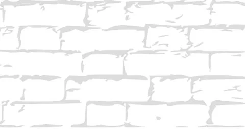Ancient brick wall grunge texture. Stock Vector illustration isolated on whit Illustrazione stock