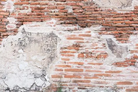 Ancient brick wall Stock Photos
