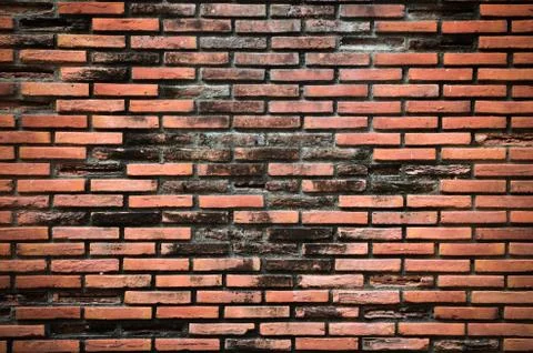Ancient brick wall Stock Photos